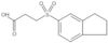 3-[(2,3-Dihydro-1H-inden-5-yl)sulfonyl]propanoic acid