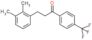 3-(2,3-dimethylphenyl)-1-[4-(trifluoromethyl)phenyl]propan-1-one