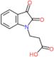 3-(2,3-dioxo-2,3-dihydro-1H-indol-1-yl)propanoate