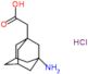 (3-Aminoadamantan-1-yl)acetic acid hydrochloride (1:1)