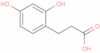 2,4-Dihydroxybenzenepropanoic acid