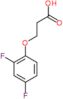 3-(2,4-difluorophenoxy)propanoic acid