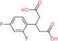 3-(2,4-difluorophenyl)pentanedioic acid