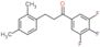 3-(2,4-dimethylphenyl)-1-(3,4,5-trifluorophenyl)propan-1-one