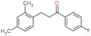 3-(2,4-dimethylphenyl)-1-(4-fluorophenyl)propan-1-one