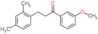 3-(2,4-dimethylphenyl)-1-(3-methoxyphenyl)propan-1-one