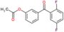 [3-(2,5-difluorobenzoyl)phenyl] acetate