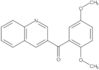 (2,5-Dimethoxyphenyl)-3-quinolinylmethanone