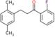 3-(2,5-dimethylphenyl)-1-(2-fluorophenyl)propan-1-one