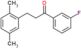 3-(2,5-dimethylphenyl)-1-(3-fluorophenyl)propan-1-one