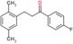 3-(2,5-dimethylphenyl)-1-(4-fluorophenyl)propan-1-one