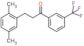 3-(2,5-dimethylphenyl)-1-[3-(trifluoromethyl)phenyl]propan-1-one