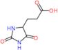 3-(2,5-dioxoimidazolidin-4-yl)propanoic acid
