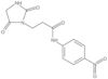 N-(4-Nitrophenyl)-2,5-dioxo-1-imidazolidinepropanamide