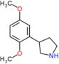 3-(2,5-dimethoxyphenyl)pyrrolidine