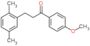 3-(2,5-dimethylphenyl)-1-(4-methoxyphenyl)propan-1-one