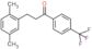 3-(2,5-dimethylphenyl)-1-[4-(trifluoromethyl)phenyl]propan-1-one