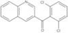 (2,6-Dichlorophenyl)-3-quinolinylmethanone