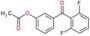 [3-(2,6-difluorobenzoyl)phenyl] acetate