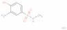 Benzenesulfonamide, 3-amino-4-hydroxy-N-methyl-, hydrochloride (1:1)