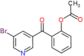 [2-(Acetyloxy)phenyl](5-bromo-3-pyridinyl)methanone