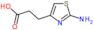 3-(2-amino-1,3-thiazol-4-yl)propanoic acid