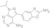 3-(2-Amino-5-benzoxazolyl)-1-(1-methylethyl)-1H-pyrazolo[3,4-d]pyrimidin-4-amine