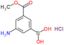 (3-Amino-5-methoxycarbonylphenyl)boronic acid hydrochloride