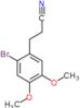 2-Bromo-4,5-dimethoxybenzenepropanenitrile