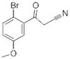 2-Bromo-5-methoxy-β-oxobenzenepropanenitrile