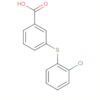 Benzoic acid, 3-[(2-chlorophenyl)thio]-