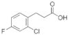 2-Chloro-4-fluorobenzenepropanoic acid