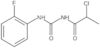 2-Chloro-N-[[(2-fluorophenyl)amino]carbonyl]propanamide