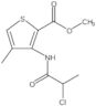 Methyl 3-[(2-chloro-1-oxopropyl)amino]-4-methyl-2-thiophenecarboxylate