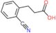 3-(2-cyanophenyl)propanoic acid