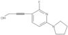 3-[2-Fluoro-6-(1-pyrrolidinyl)-3-pyridinyl]-2-propyn-1-ol