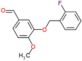 3-[(2-fluorobenzyl)oxy]-4-methoxybenzaldehyde