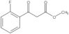 3-(2-fluoro-phenyl)-3-oxo-propionic acid methyl ester