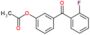 [3-(2-fluorobenzoyl)phenyl] acetate