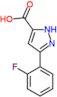 3-(2-fluorophenyl)-1H-pyrazole-5-carboxylic acid