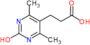 3-(2-hydroxy-4,6-dimethylpyrimidin-5-yl)propanoic acid