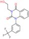 3-(2-hydroxyethyl)-1-[3-(trifluoromethyl)phenyl]quinazoline-2,4(1H,3H)-dione