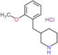 3-(2-methoxybenzyl)piperidine hydrochloride