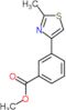 methyl 3-(2-methyl-1,3-thiazol-4-yl)benzoate