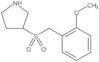 3-[[(2-Methoxyphenyl)methyl]sulfonyl]pyrrolidine