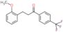 3-(2-methoxyphenyl)-1-[4-(trifluoromethyl)phenyl]propan-1-one