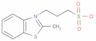 2-methyl-3-(3-sulphonatopropyl)benzothiazolium