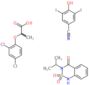 2-(2,4-dichlorophenoxy)propanoic acid; 4-hydroxy-3,5-diiodo-benzonitrile; 3-isopropyl-2,2-dioxo-1H…