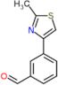 3-(2-methyl-1,3-thiazol-4-yl)benzaldehyde