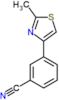 3-(2-methyl-1,3-thiazol-4-yl)benzonitrile